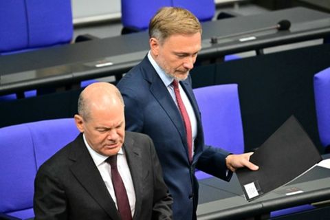 Kein gemeinsamer Kurs: Scholz und Lindner