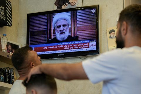 Vom Stellvertreter zum Hisbollah-Chef: Naim Kassim trat schon vorher für die Terrormiliz öffentlich in Erscheinung