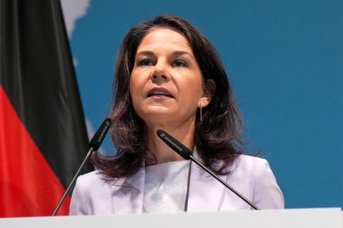 Außenministerin Annalena Baerbock verurteilt das Vorgehen des Iran