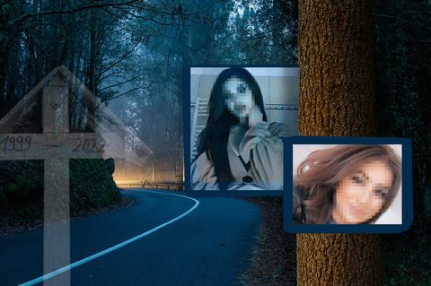 Zwei der Protagonisten der Geschichte der "Doppelgängerinnen-Mord" in einer Bildcollage.