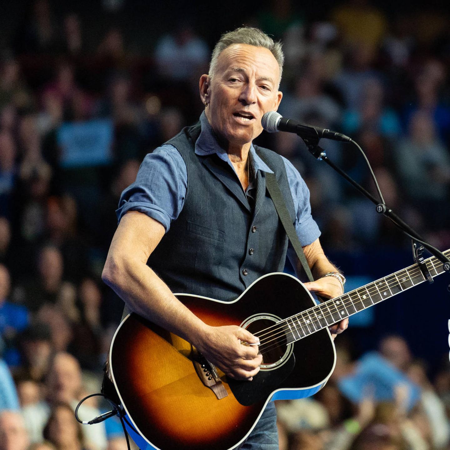 Bruce Springsteen in Philadelphia: Wahlkampf für Kamala Harris