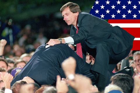 US Wahl: Auf Tuchfühlung: Al Gore im Jahr 1992