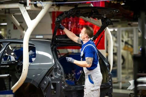 Arbeiter bei VW