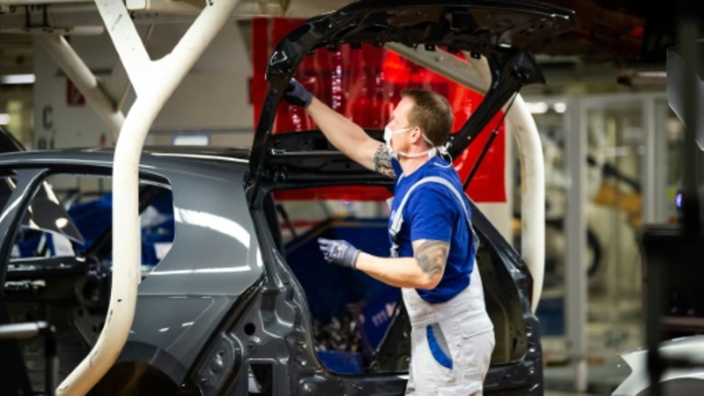 Arbeiter bei VW