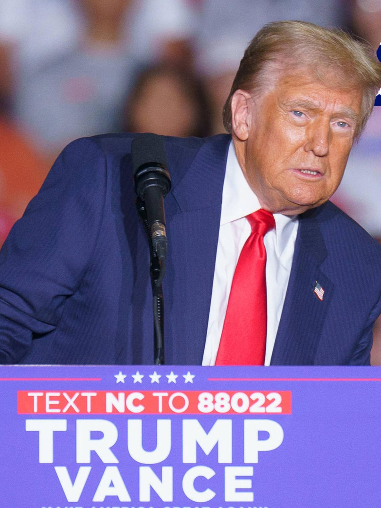 US Wahlkampf: Donald Trump in North Carolina