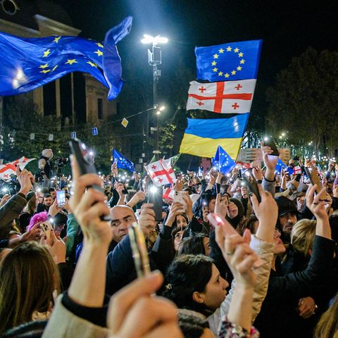 Nach der Wahl in Georgien kam es in dieser Woche zu Massenprotesten in der Hauptstadt Tiflis