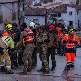 Verheerende Unwetter in Spanien fordern Tote: Letur, Albacete, Spanien