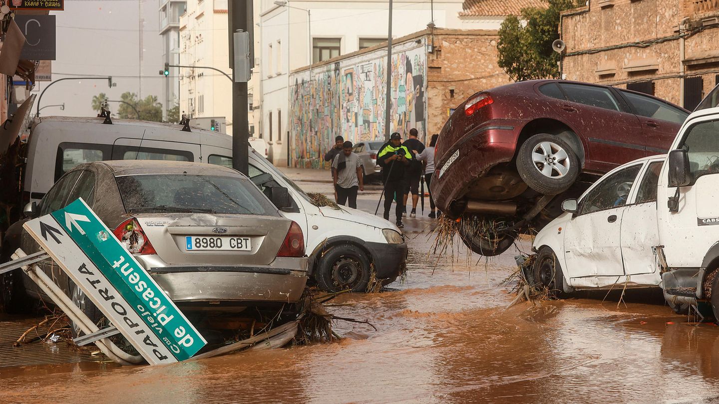 Verheerende Unwetter in Spanien