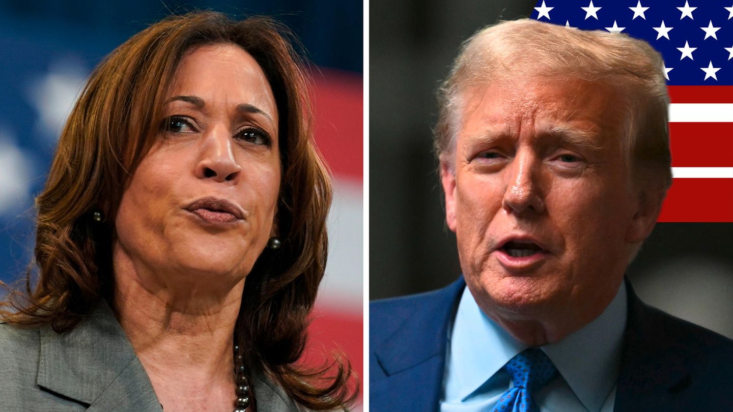 Kamala Harris und Donald Trump