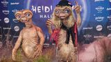 Heidi Klum und Tom Kaulitz in E.T.Kostümen