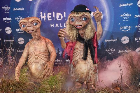 Heidi Klum und Tom Kaulitz in E.T.Kostümen