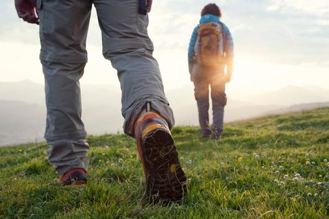 Menschen wandern