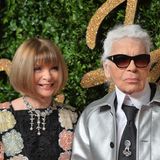 Karl Lagerfeld und Anna Wintour bei den British Fashion Awards 2015