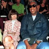Wintour und Talley auf einer Modenschau im Jahr 2000 in New York