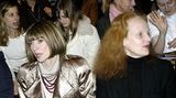 Wintour, Talley und Coddington auf einer Fashion Show im Jahr 2003