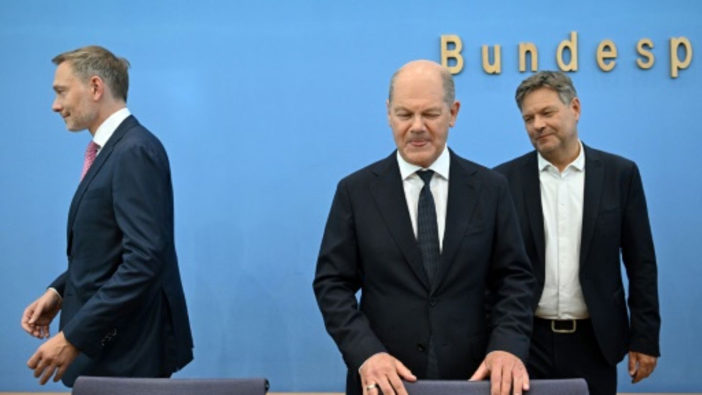 Lindner, Scholz und Habeck