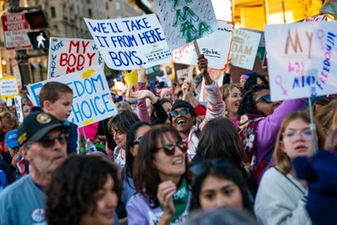 Teilnehmerinnen beim Women's March in Washington