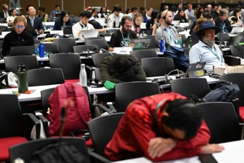 Delegierte bei der letzten Sitzung der COP16