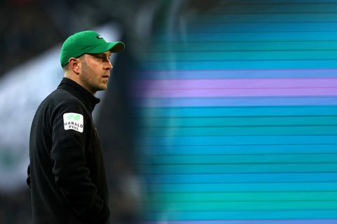 Trainer Ole Werner und seine Werderaner gingen am neunten Bundesliga-Spieltag in Mönchenglad bach unter