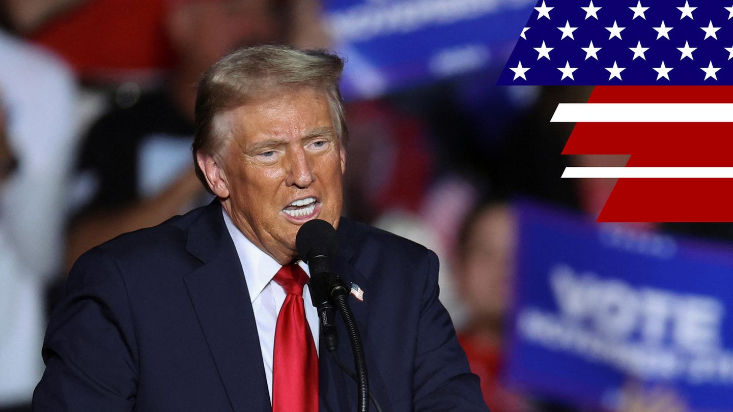 Der republikanische US-Präsidentschaftskandidat und ehemalige US-Präsident Donald Trump
