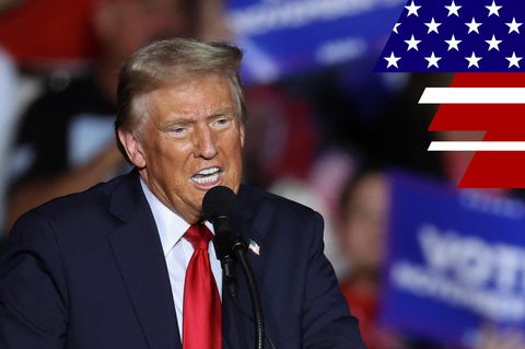 Der republikanische US-Präsidentschaftskandidat und ehemalige US-Präsident Donald Trump