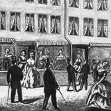 Prostitution in der Herbertstraße gibt es seit mehr als 200 Jahren – hier eine Szene aus dem 19. Jahrhundert. Ihren heutigen Namen hat die Straße erst 1922 erhalten  