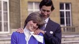 Das frisch vermählte Paar Lady Diana Spencer und Prinz Charles im Februar 1981