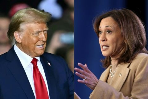 Donald Trump und Kamala Harris