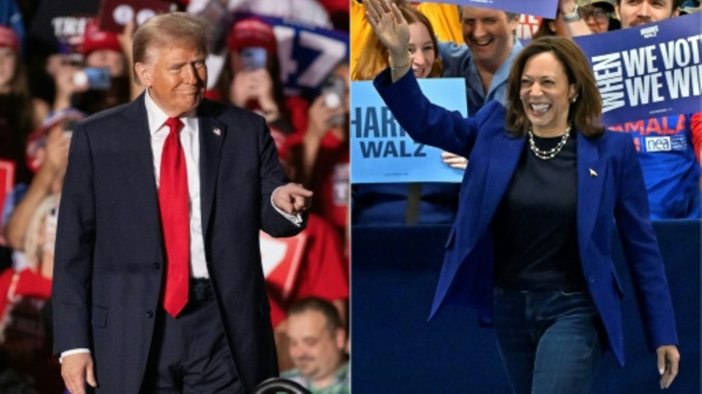 Donald Trump und Kamala Harris