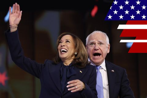 US-Wahlkampf: Auch Kamala Harris und Tim Walz scheuten häufig, echte Antworten zu geben