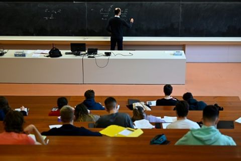 Studierende in Hörsaal