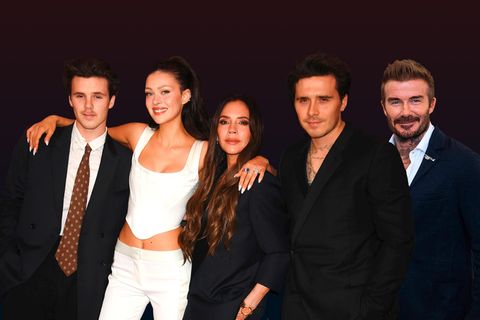 Montage Familie Beckham