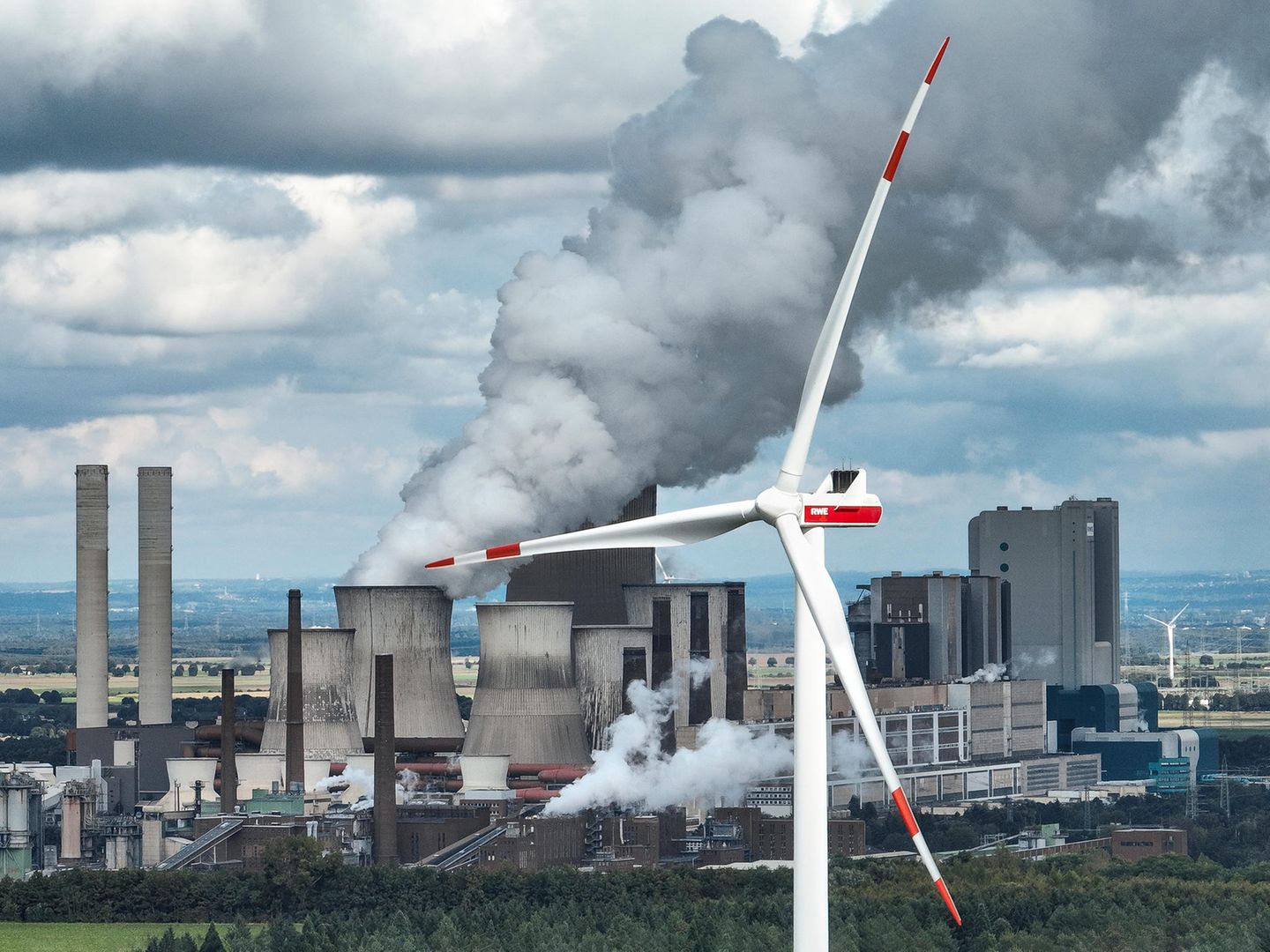 Ein Kohlekraftwerk., die Ampel streitet auch um den Klimaschutz