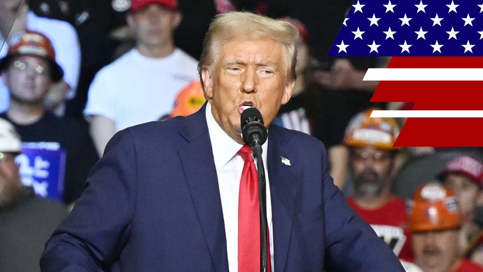 Letzter Wahlkampfauftritt: Trump vergleicht sich mit Lincoln und Washington