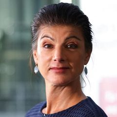 Die BSW-Vorsitzende Sahra Wagenknecht am Dienstag im Paul-Löbe-Haus in Berlin