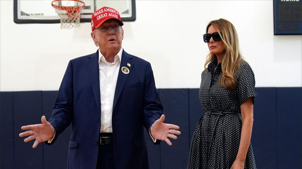 Trump gibt Stimme ab: "Ich denke, es war meine beste Kampagne bisher" Trump gibt Stimme ab: "Ich denke, es war meine beste Kampagne bisher"