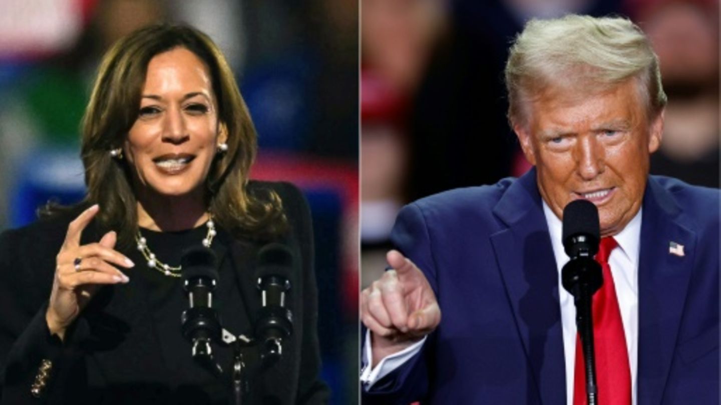 Harris und Trump kurz vor der US-Präsidentschaftswahl