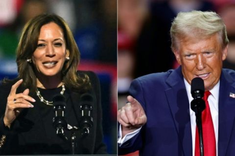 Harris und Trump kurz vor der US-Präsidentschaftswahl