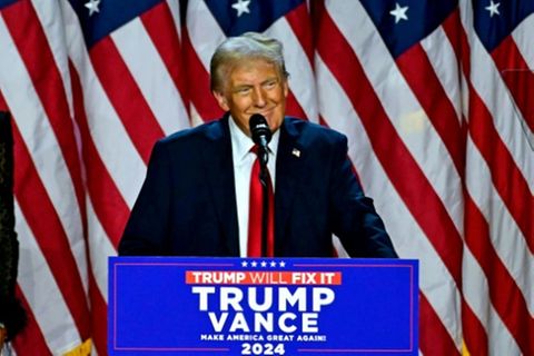 Trump bei seinem Auftritt in Florida