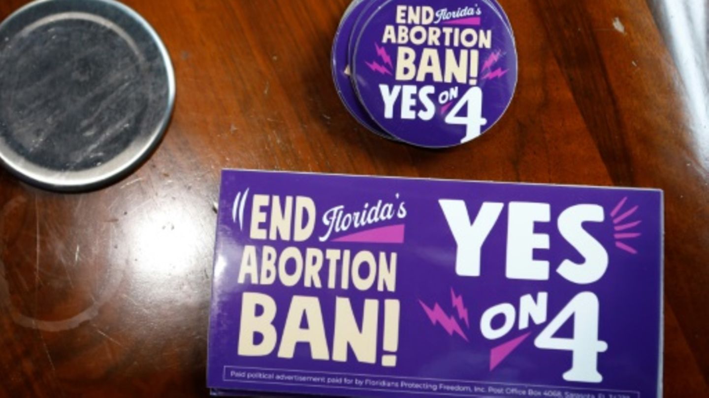 Material der Kampagne für Abtreibungsrecht in Florida