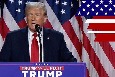 Trumps Siegesrede im Video: "Ich werde für euch alle kämpfen!"