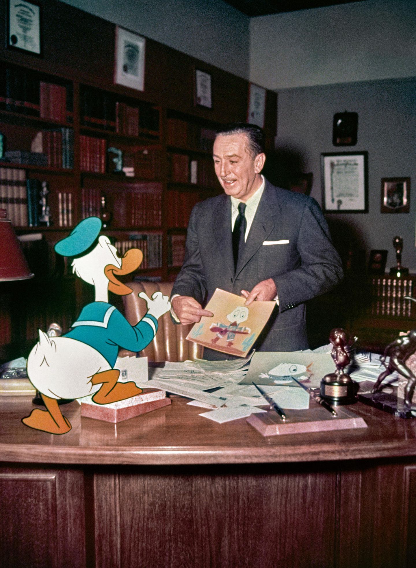 Donald Duck und Walt Disney