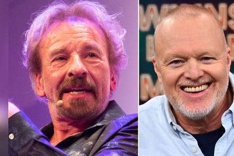 Thomas Gottschalk (l.) wird bei Stefan Raabs neuer Show zum Spielleiter.