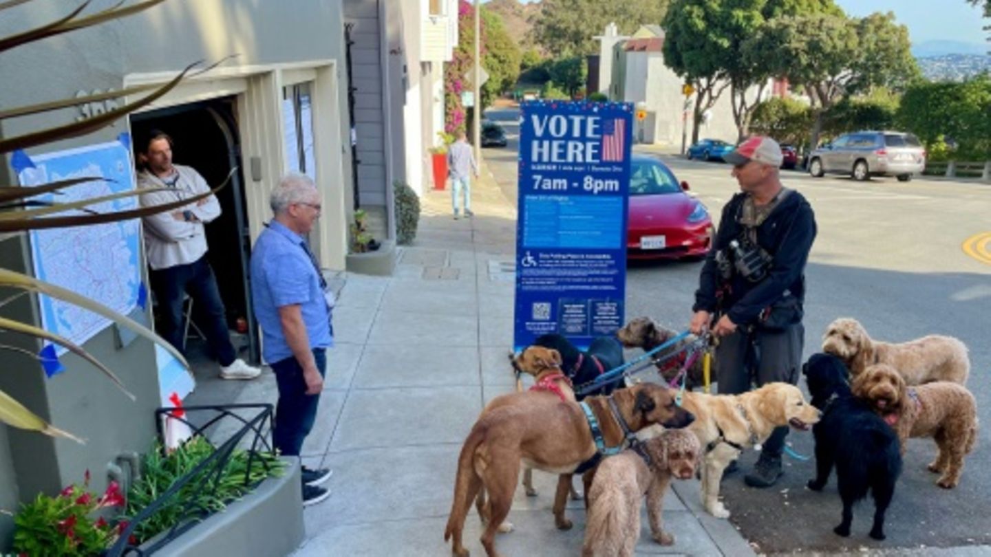 Wahllokal in San Francisco