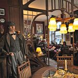 Bibliotheken: Hillesheim: Cafe "Sherlock" im Kriminalhaus, Eifel
