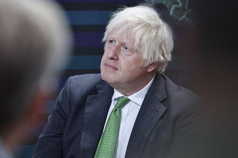 Boris Johnson in einer TV Show im Jahr 2023