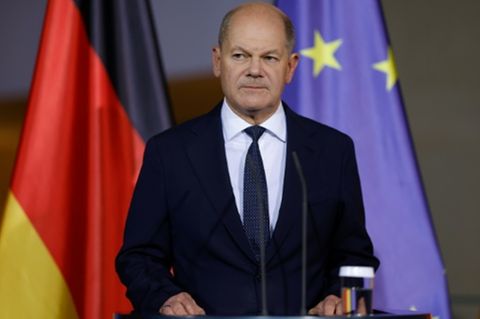 Scholz am Mittwoch in Berlin
