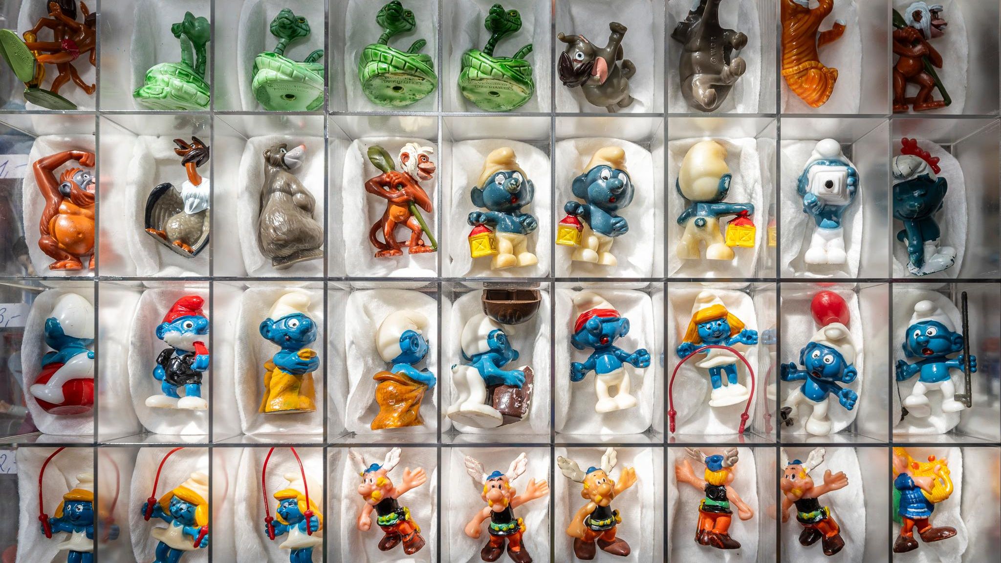Wer auf dem Dachboden noch Ü-Ei-Figuren aus den Achtzigern herumliegen hat, ist vielleicht Hüter eines Schatzes