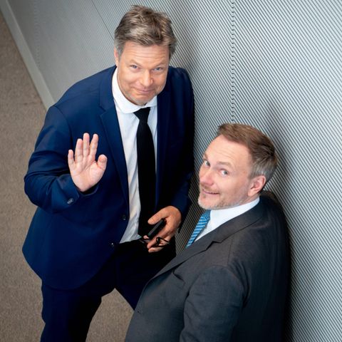 Lindner und Habeck lachen in die Kamera – aus besseren Tagen der Ampel