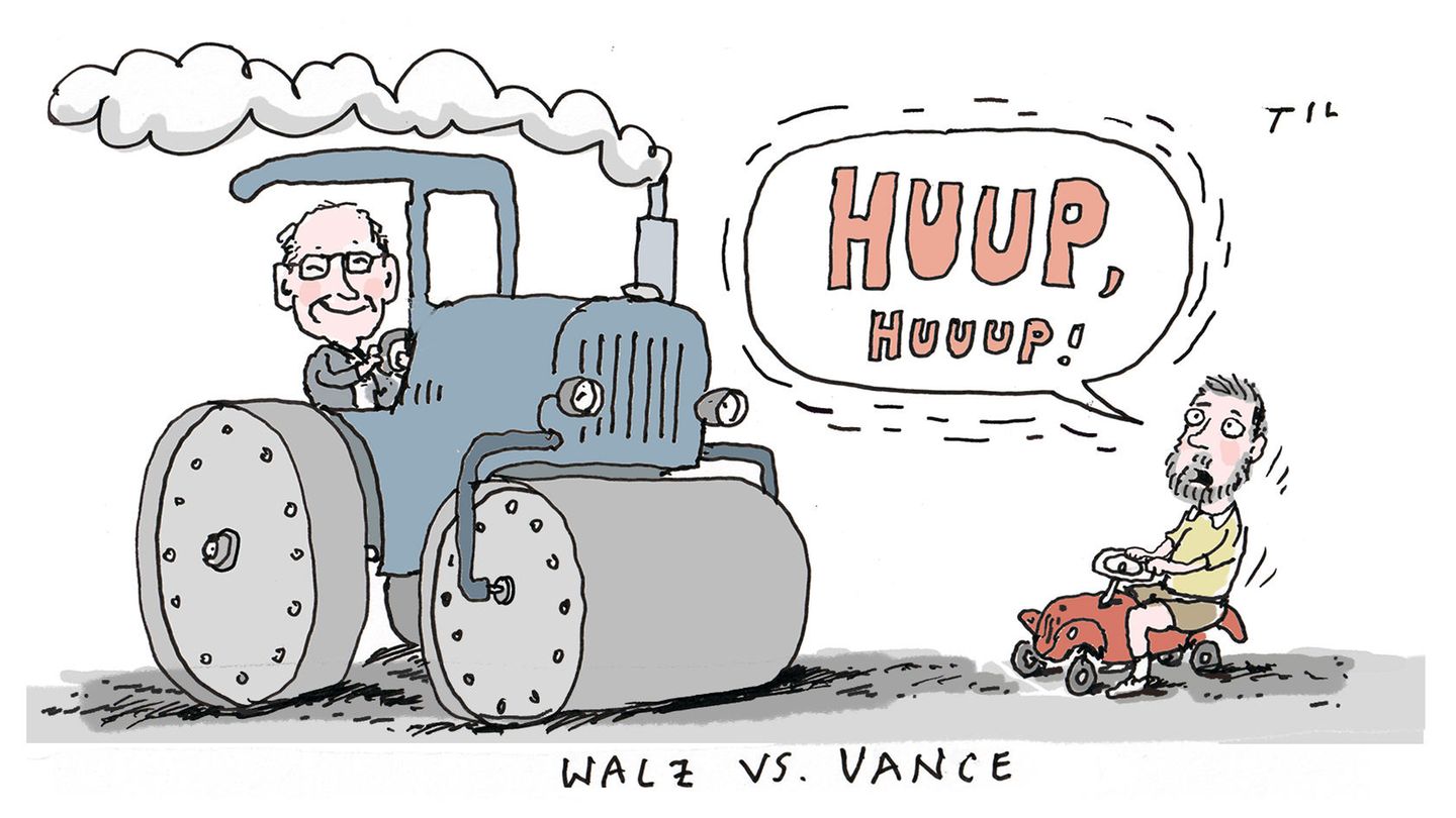 Am 6. August wählte auch Kamala Harris einen "Running Mate": Tim Walz, den Gouverneur von Minnesota. Walz gilt als bodenständig und beliebt bei Wählern und Wegbegleitern 